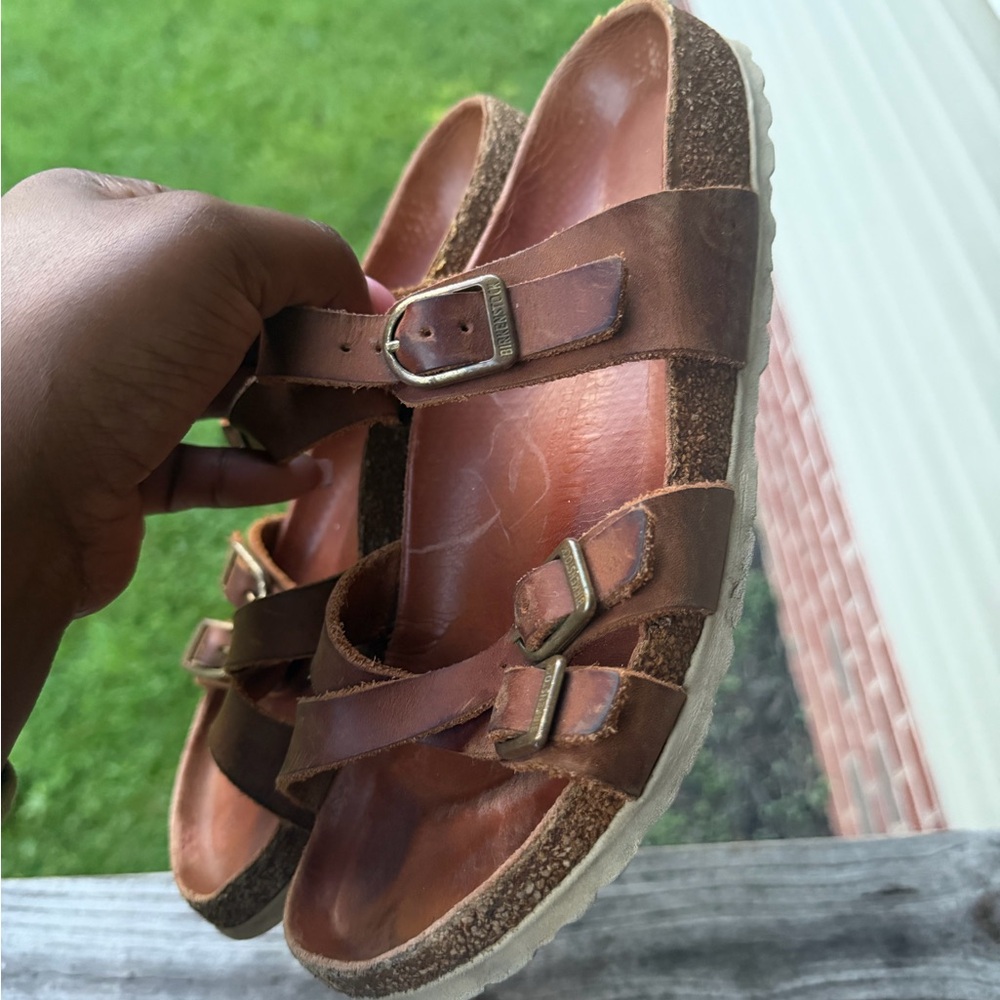 Brown Birkenstock leather sandals size 39 - Picture 8 of 8